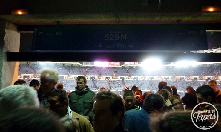 Pillanatkép a Real Madrid stadionjából